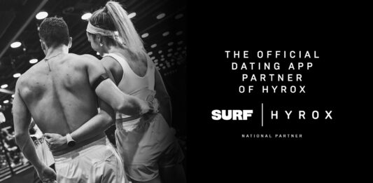 HYROX utökar samarbetet med dejtingappen Surf